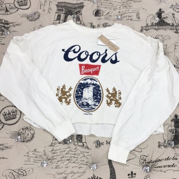 🎁 True Vintage Coors Graphic-Print Cotton T-Shirt - Picture 6 of 7